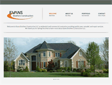Tablet Screenshot of evansllc.com